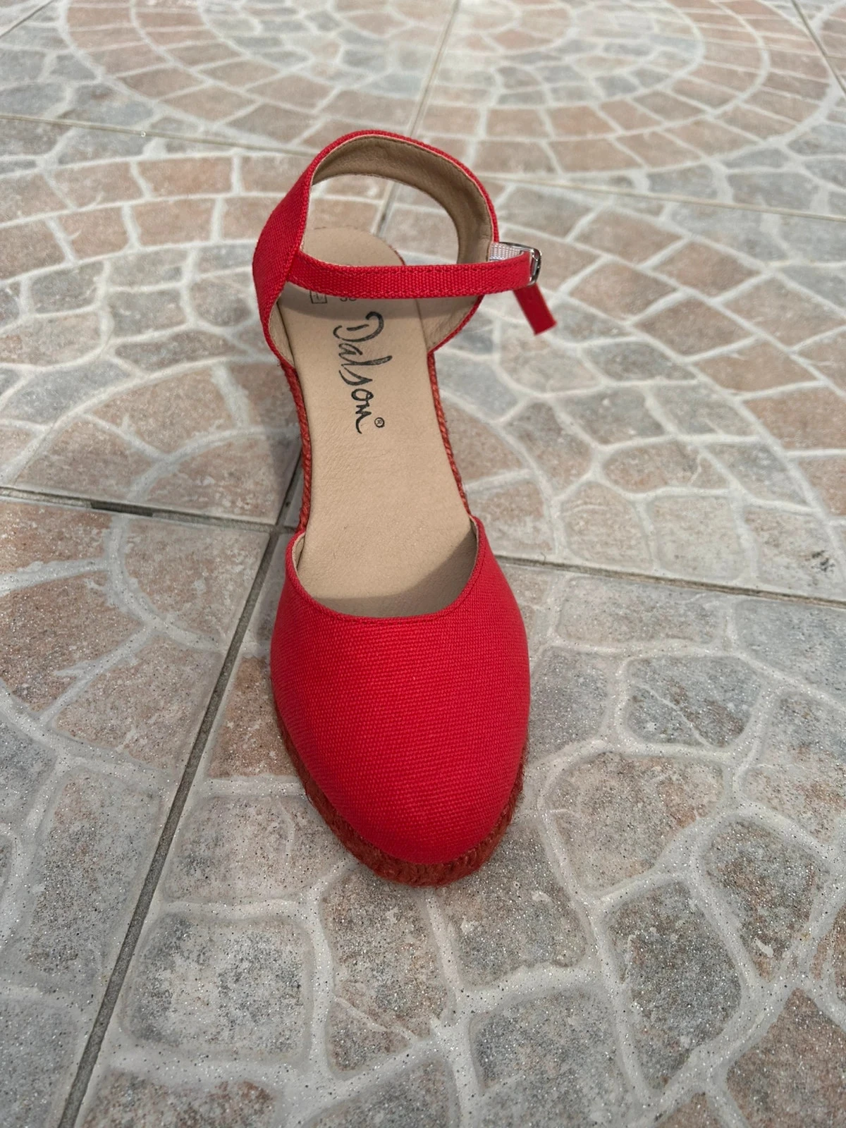 Sapatos com plataforma 38 Dalson vermelho em muito bom estado para mulher – photo 8